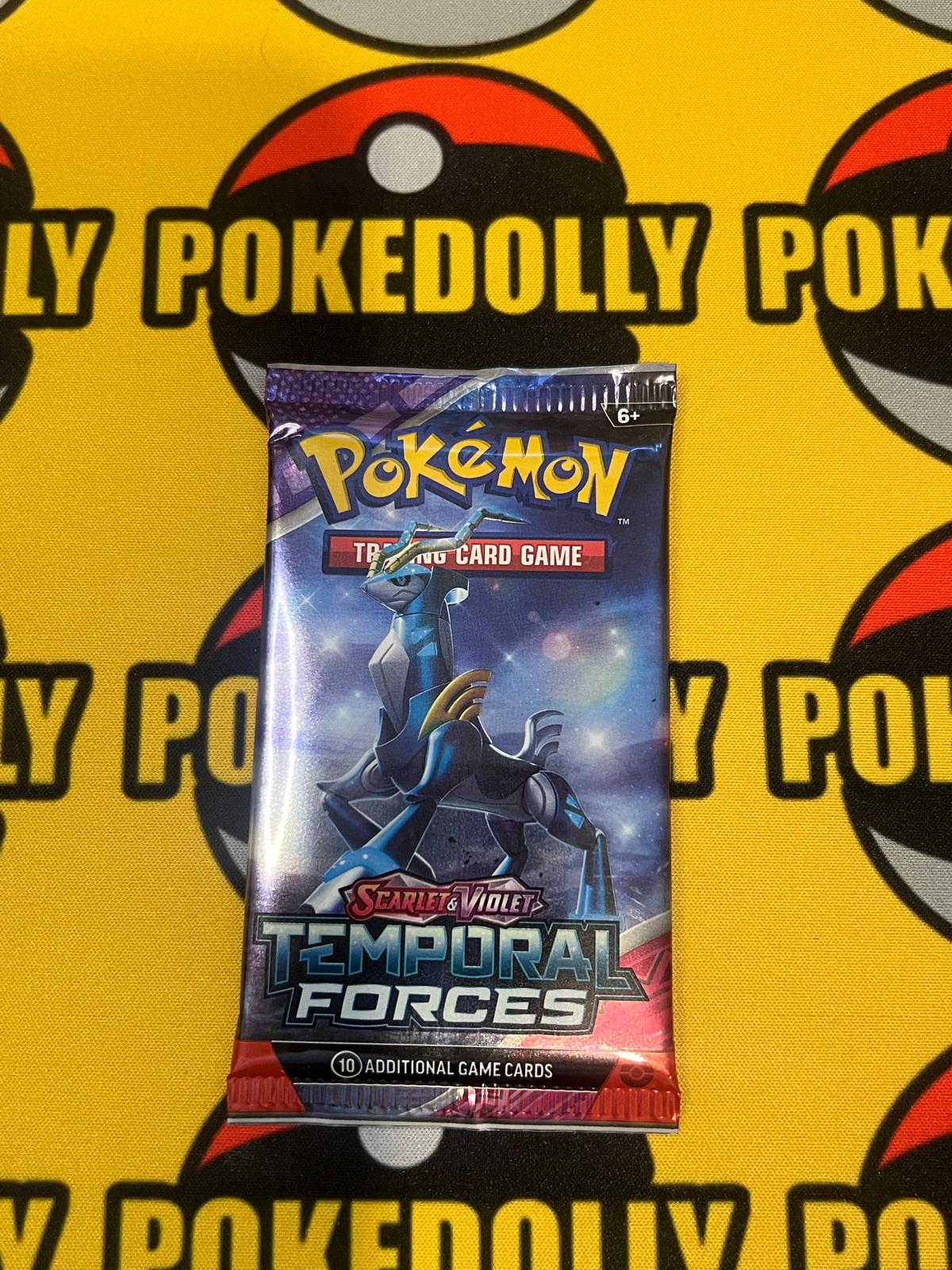 Pokemon TCG Scarlet & Violet-Temporal Forces Booster Pack (10 Cards) POKEDOLLY Pokemon TCG Scarlet & Violet-Temporal Forces Booster Pack (10 Cards) POKEDOLLY