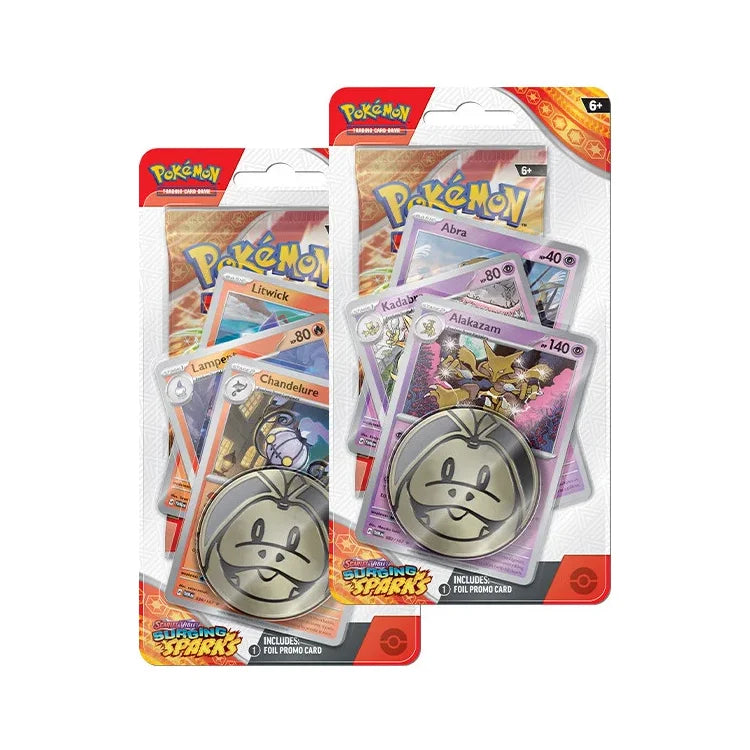 Pokemon TCG Scarlet & Violet 08 Surging Sparks Premium Checklane Blister Pack - Assorted