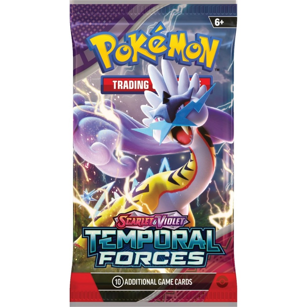 Pokemon TCG Scarlet & Violet-Temporal Forces Booster Pack (10 Cards)