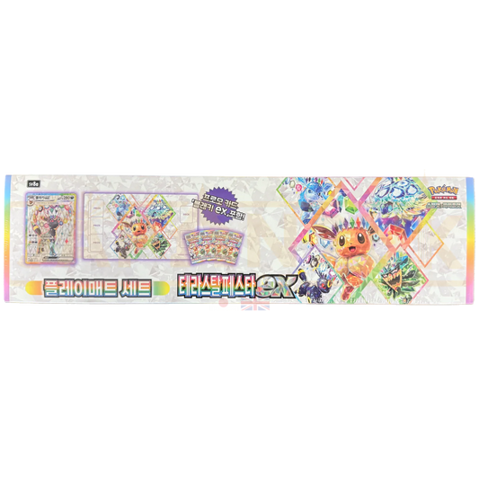 POKEMON EEVEELUTIONS TERASTAL FESTIVAL EX HIGH CLASS SV8A KOREAN PLAYMAT COLLECTION SET