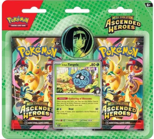 Pokemon Mega Evolution Ascended Heroes 2 Pack Blister