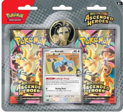 Pokemon Mega Evolution Ascended Heroes 2 Pack Blister