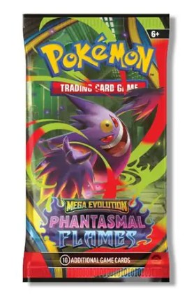 Pokemon TCG: Mega Evolution Phantasmal Flames Booster Pack