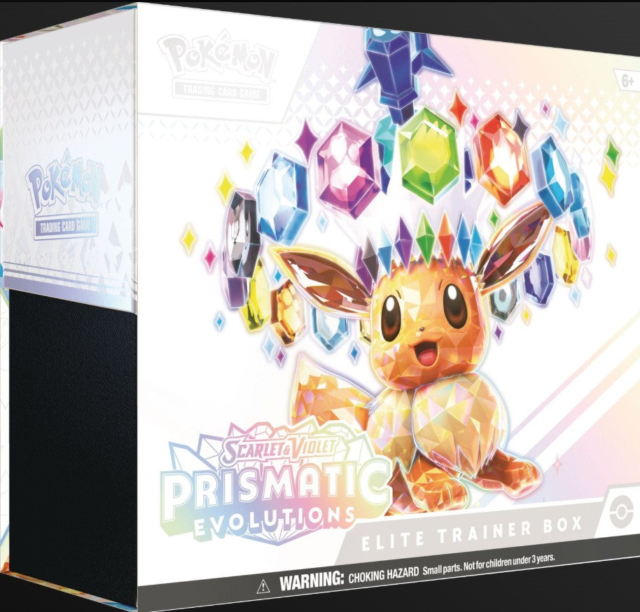 Pokemon TCG Scarlet & Violet Prismatic Evolutions Elite Trainer Box
