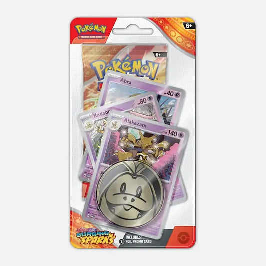 Pokemon TCG Scarlet & Violet 08 Surging Sparks Premium Checklane Blister Pack - Assorted
